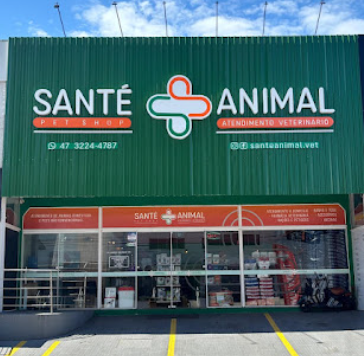 Fachada da Santé Animal na Rua Indaial, Itajaí